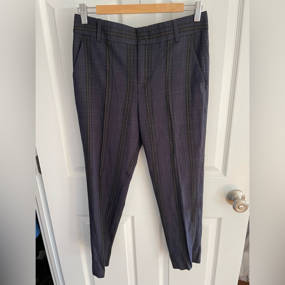 Vince modern plaid trouser 2